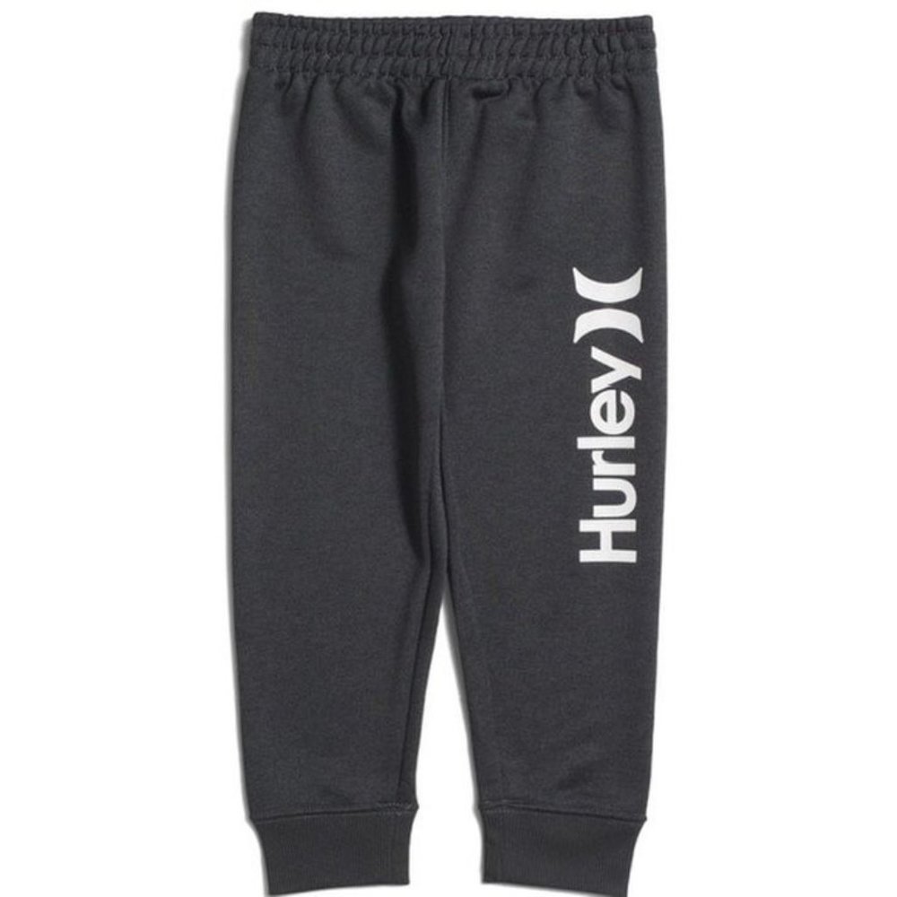 HURLEY Sz 7 Little Boys Burpee‎ Joggers Black Heather
